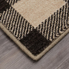 Kendrick Gingham Onyx Medium Area Rug - Ornate Home