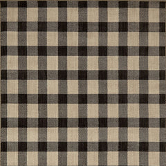 Kendrick Gingham Onyx Small Area Rug - Ornate Home