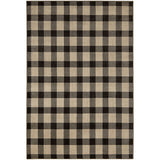 Kendrick Gingham Onyx Small Area Rug - Ornate Home