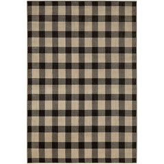 Kendrick Gingham Onyx Small Area Rug - Ornate Home