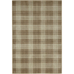 Kendrick Plaid Beige Medium Area Rug - Ornate Home