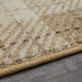 Kendrick Plaid Beige Small Area Rug - Ornate Home