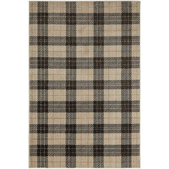 Kendrick Plaid Charcoal Medium Area Rug - Ornate Home