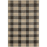 Kendrick Plaid Charcoal Small Area Rug - Ornate Home