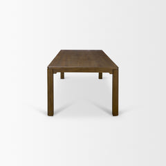 Kendrix Dark Brown 84" to 104" Rectangular Extendable Dining Table - Ornate Home