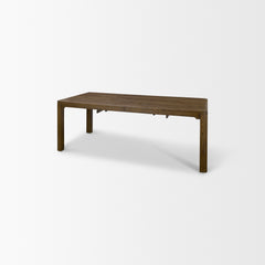 Kendrix Dark Brown Rectangular Extendable Dining Table