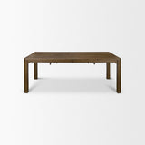Kendrix Dark Brown Rectangular Extendable Dining Table - Ornate Home