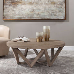 Kendry Woodtone Reclaimed Wood Coffee Table - Ornate Home