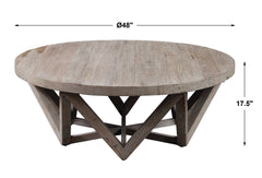 Kendry Woodtone Reclaimed Wood Coffee Table - Ornate Home