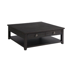Kendyl Dark Grey Occasional Square Coffee Table - Ornate Home