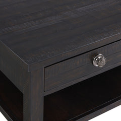 Kendyl Dark Grey Occasional Square Coffee Table - Ornate Home