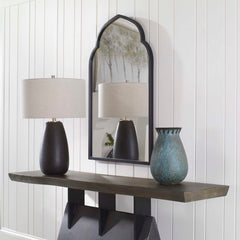 Kenitra Black Arch Mirror - Ornate Home