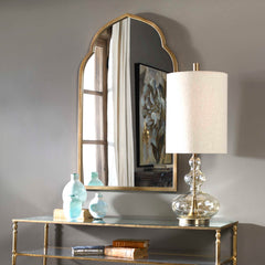 Kenitra Gold Arch Mirror - Ornate Home