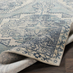 Kenmare Blue Medallion Rug - Clearance - Ornate Home