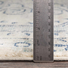 Kenmare Blue Medallion Rug - Clearance - Ornate Home