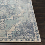 Kenmare Blue Medallion Rug - Clearance - Ornate Home