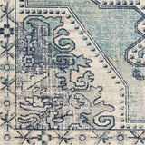 Kenmare Blue Medallion Rug - Clearance - Ornate Home