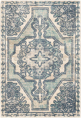 Kenmare Blue Medallion Rug - Clearance - Ornate Home