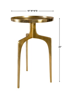 Kenna Gold Accent Table - Ornate Home