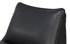 Kennett Black Swivel Chair - Ornate Home