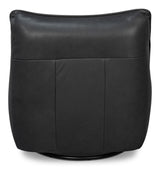 Kennett Black Swivel Chair - Ornate Home