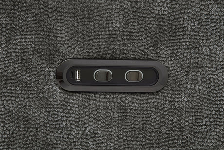 Kennett Dark Grey 2-piece Chenille Power Reclining Sofa Set - Ornate Home