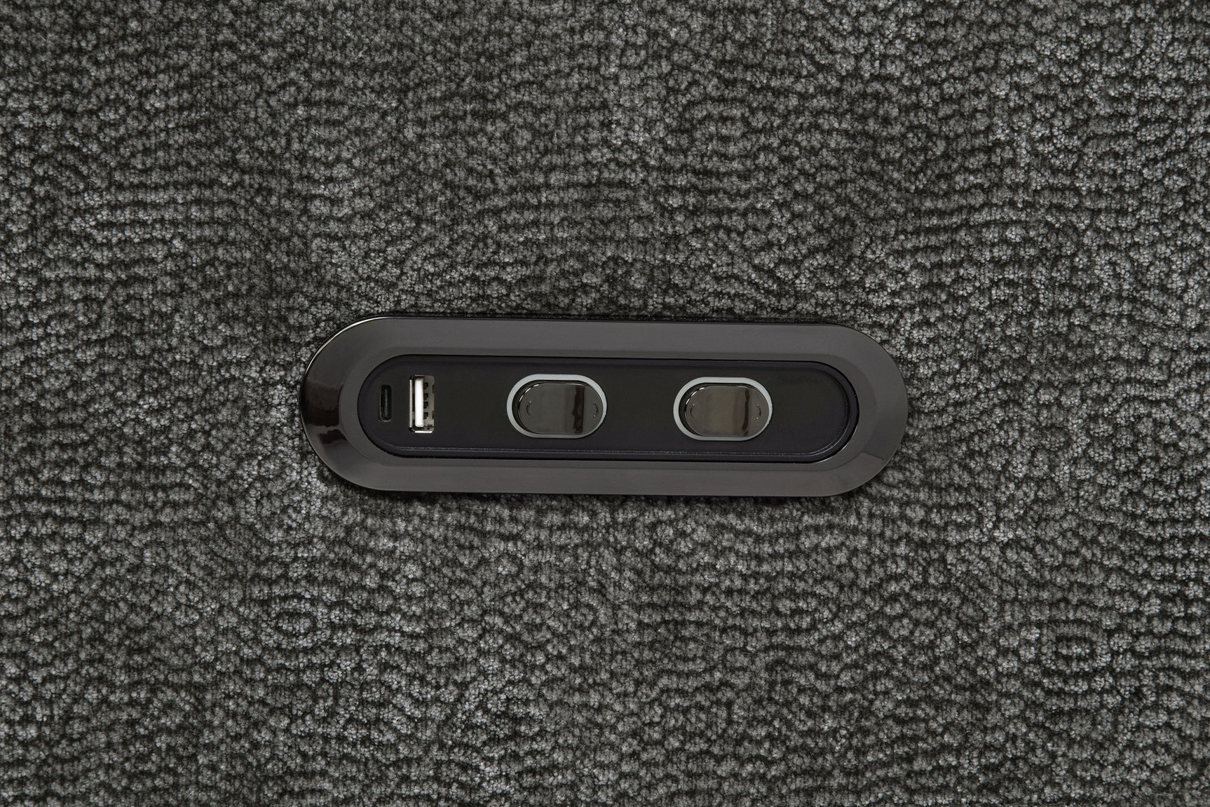 Kennett Dark Grey 3-piece Chenille Power Reclining Sofa Set - Ornate Home