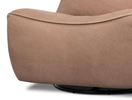 Kennett Grey Swivel Chair - Ornate Home