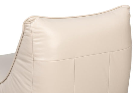 Kennett White Swivel Chair - Ornate Home