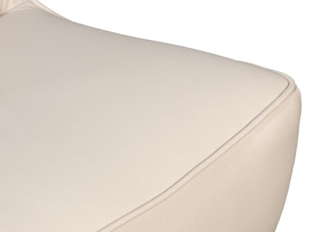 Kennett White Swivel Chair - Ornate Home