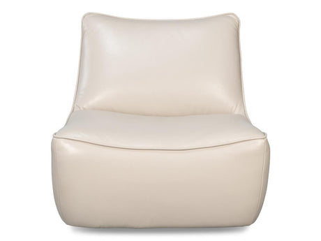 Kennett White Swivel Chair - Ornate Home