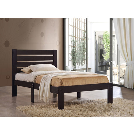 Kenney Espresso Queen Bed - Ornate Home