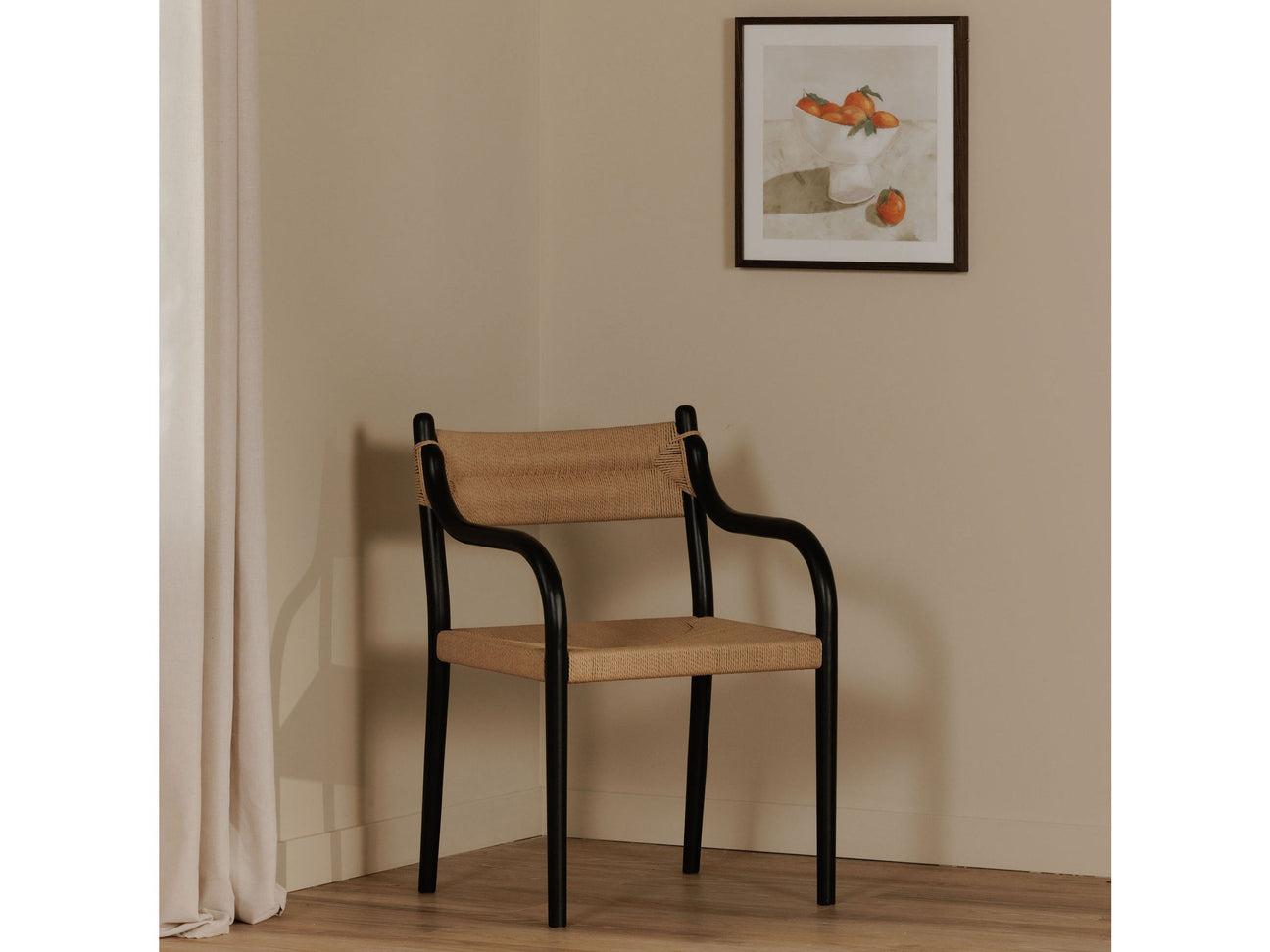 Kenny Black Dining Chair - Ornate Home