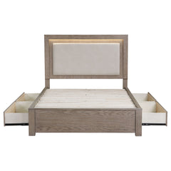 Kenora Barley Brown 4-piece California King Bedroom Set - Ornate Home