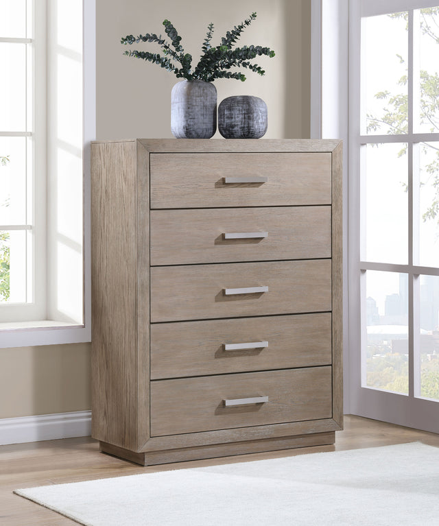 Kenora Barley Brown Chest - Ornate Home