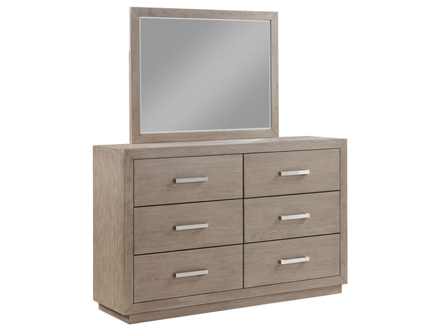 Kenora Barley Brown Dresser and Mirror - Ornate Home