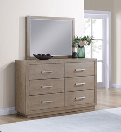 Kenora Barley Brown Dresser and Mirror - Ornate Home