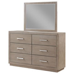 Kenora Barley Brown Dresser and Mirror - Ornate Home