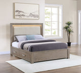 Kenora Barley Brown Queen Storage Bed - Ornate Home