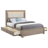 Kenora Barley Brown Queen Storage Bed - Ornate Home