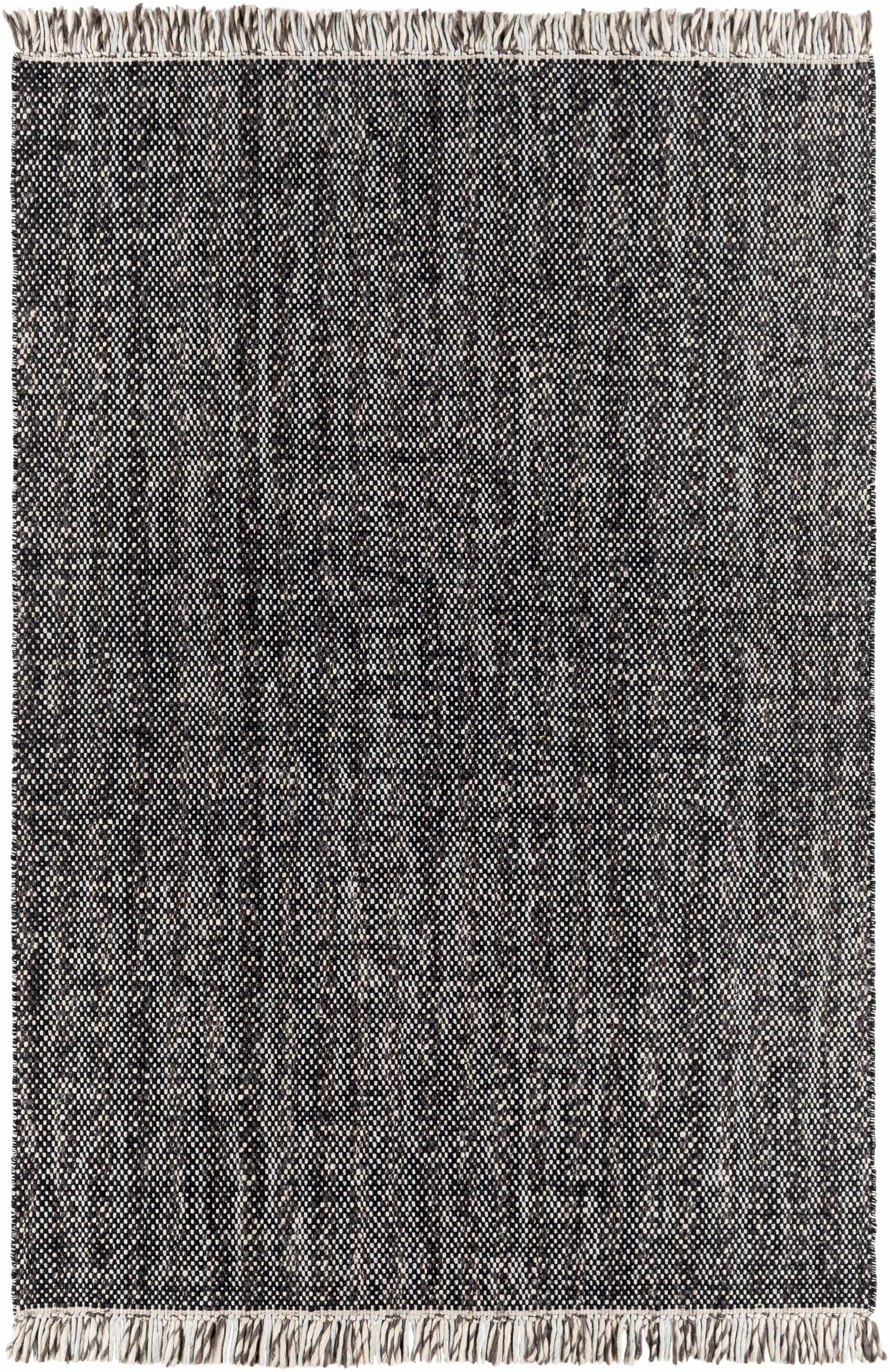 Kenora Charcoal Wool Area Rug - Clearance - Ornate Home