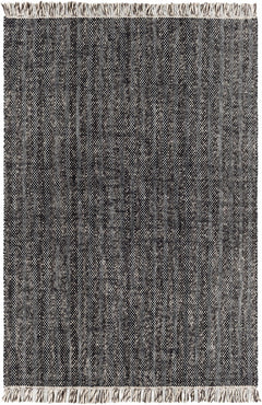 Kenora Charcoal Wool Area Rug - Clearance - Ornate Home