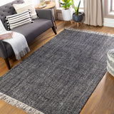 Kenora Charcoal Wool Area Rug - Clearance - Ornate Home