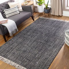 Kenora Charcoal Wool Area Rug - Clearance - Ornate Home