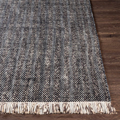 Kenora Charcoal Wool Area Rug - Clearance - Ornate Home