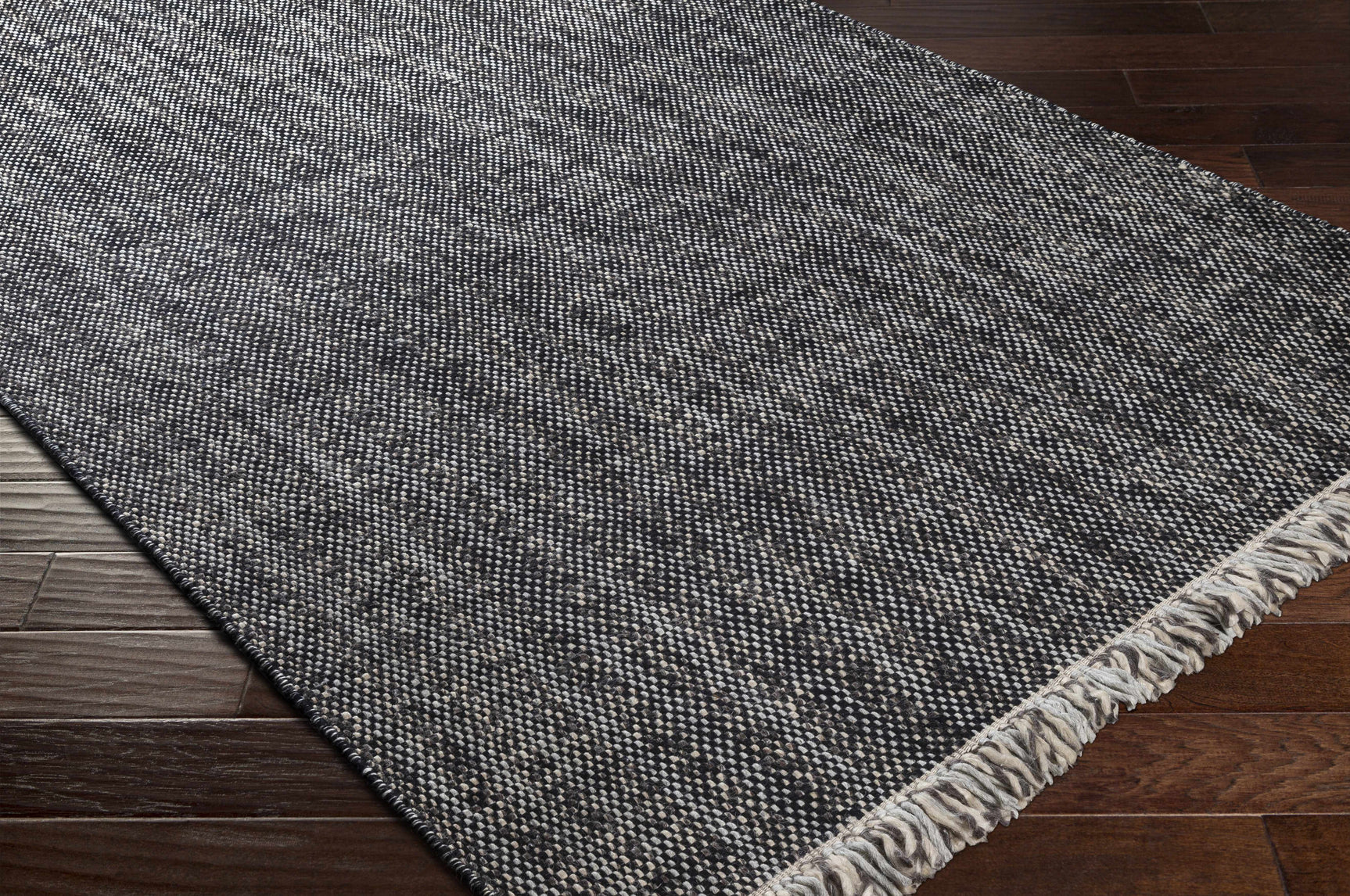 Kenora Charcoal Wool Area Rug - Clearance - Ornate Home