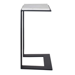 Kenora White Marble Accent Table - Ornate Home