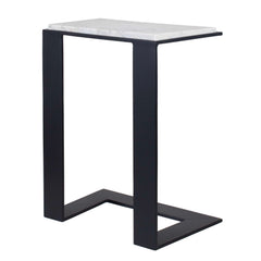 Kenora White Marble Accent Table - Ornate Home