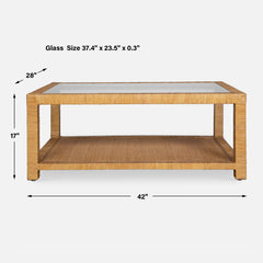 Kensing Woodtone Natural Coffee Table - Ornate Home