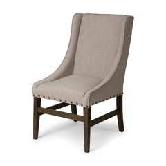 Kensington Beige High-Back Dining Side Chair - Ornate Home